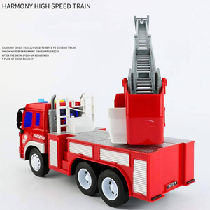 ماشین جرثقیل آتش نشانی اسباب بازی موزیکال 1:16 FIREFIGHTER_اسباب بازی